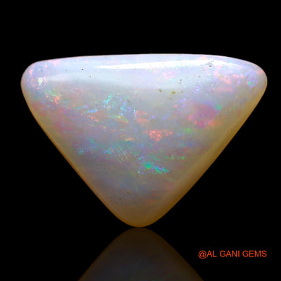 Natural Untreated Fire Opal Loose Gemstone Trillion Cabochon From Australia 3.00 Cts 14x10x4 mm AD-79