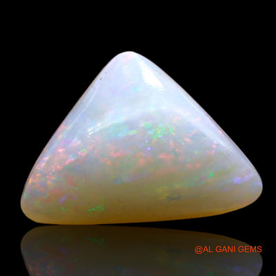 Natural Untreated Fire Opal Loose Gemstone Trillion Cabochon From Australia 3.00 Cts 14x10x4 mm AD-79