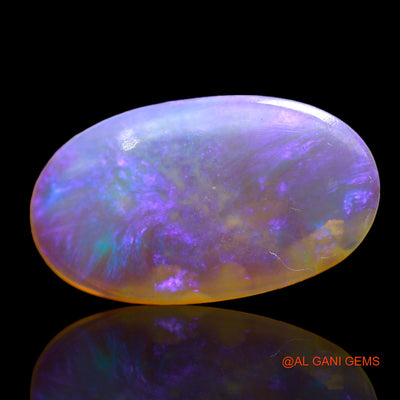 Natural Untreated Fire Opal Loose Gemstone Oval Cabochon From Australia 3.00 Cts 19x10x2 mm AD-7