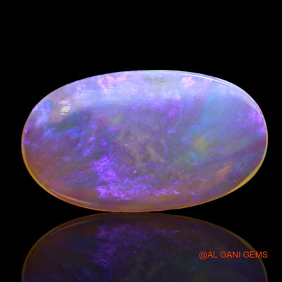 Natural Untreated Fire Opal Loose Gemstone Oval Cabochon From Australia 3.00 Cts 19x10x2 mm AD-7