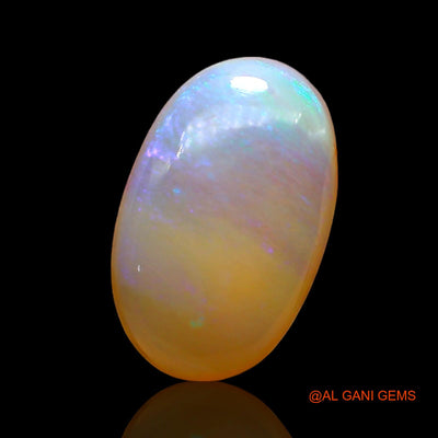 2.00 Cts Unheated Australian Fire Opal Loose Gemstone Oval Cabochon Natural 12x7x6 mm AD-800