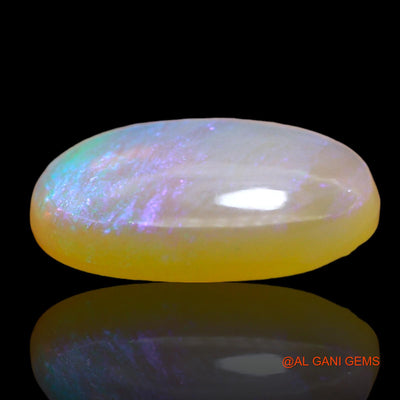 2.00 Cts Unheated Australian Fire Opal Loose Gemstone Oval Cabochon Natural 12x7x6 mm AD-800