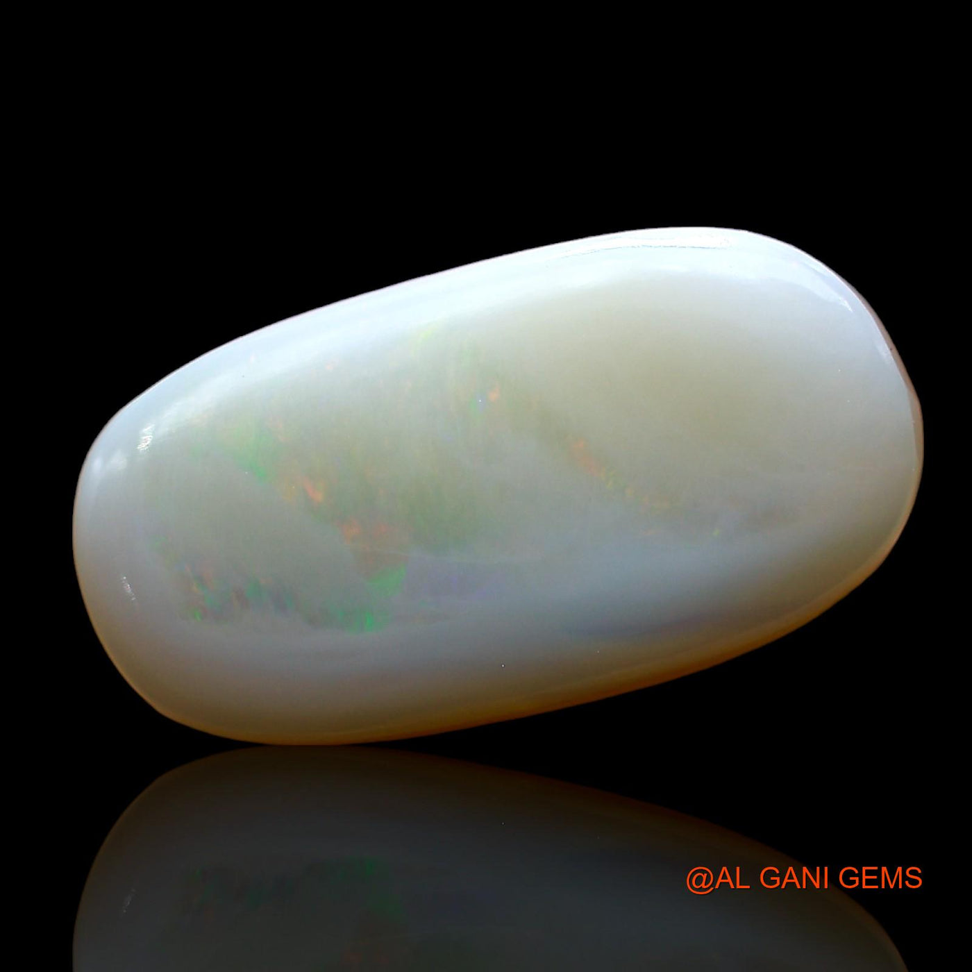 Natural Untreated Fire Opal Loose Gemstone Oval Cabochon From Australia 7.00 Cts 20x10x5 mm AD-801