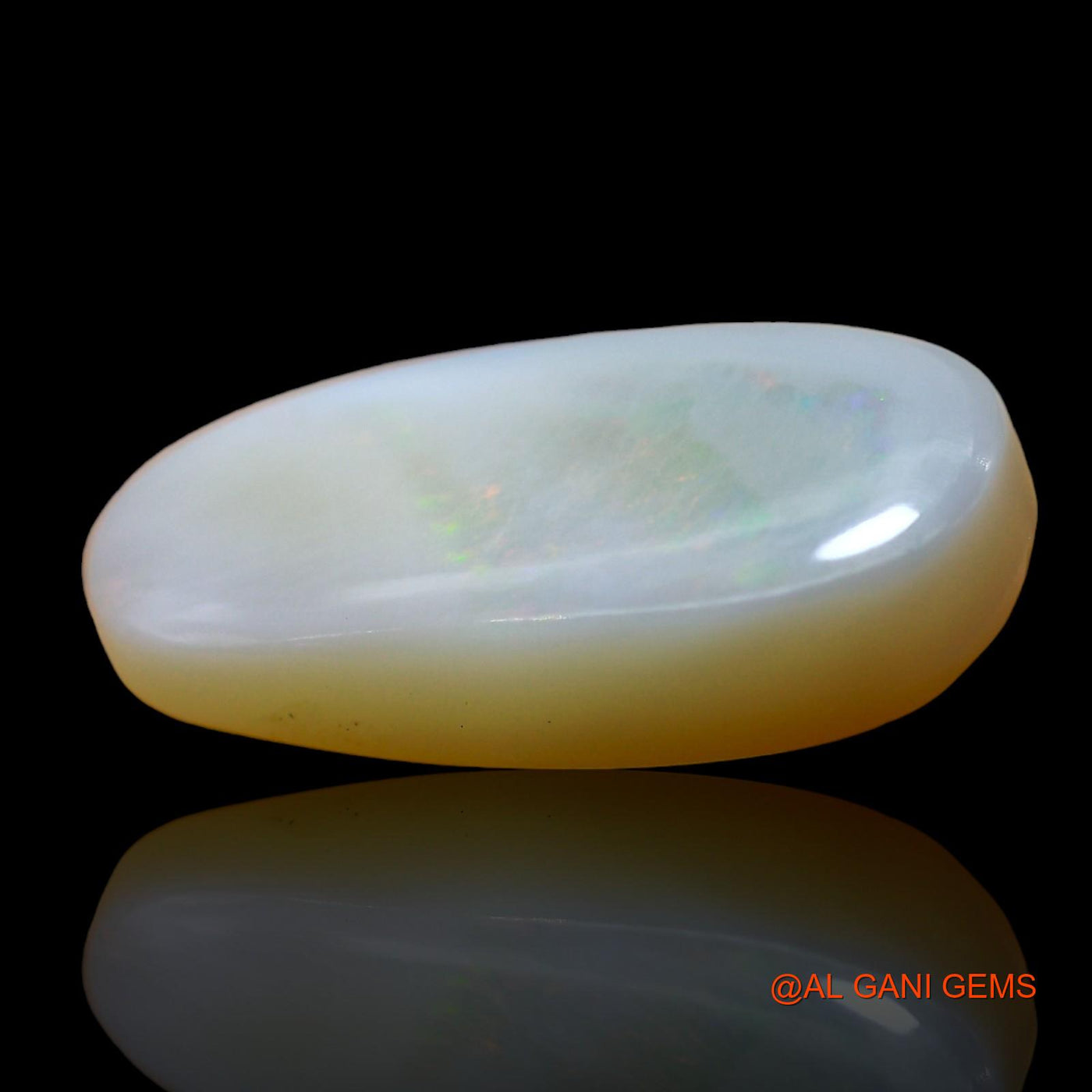 Natural Untreated Fire Opal Loose Gemstone Oval Cabochon From Australia 7.00 Cts 20x10x5 mm AD-801