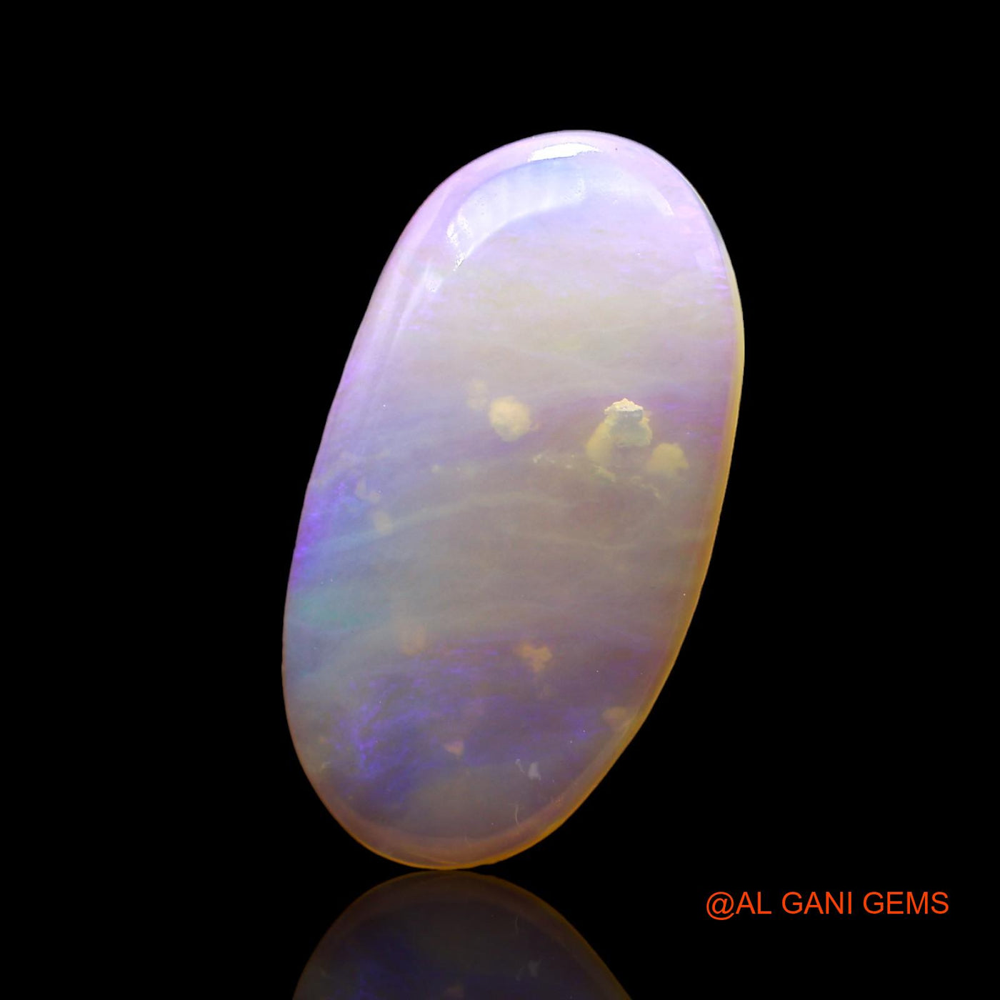 4.00 Cts Natural Australian Fire Opal Loose Gemstone Oval Cabochon 20x11x2 mm AD-803