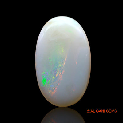 Natural Fire Opal Gemstone 6.00 Cts Loose Oval Cabochon From Australia 19x11x4 mm AD-804