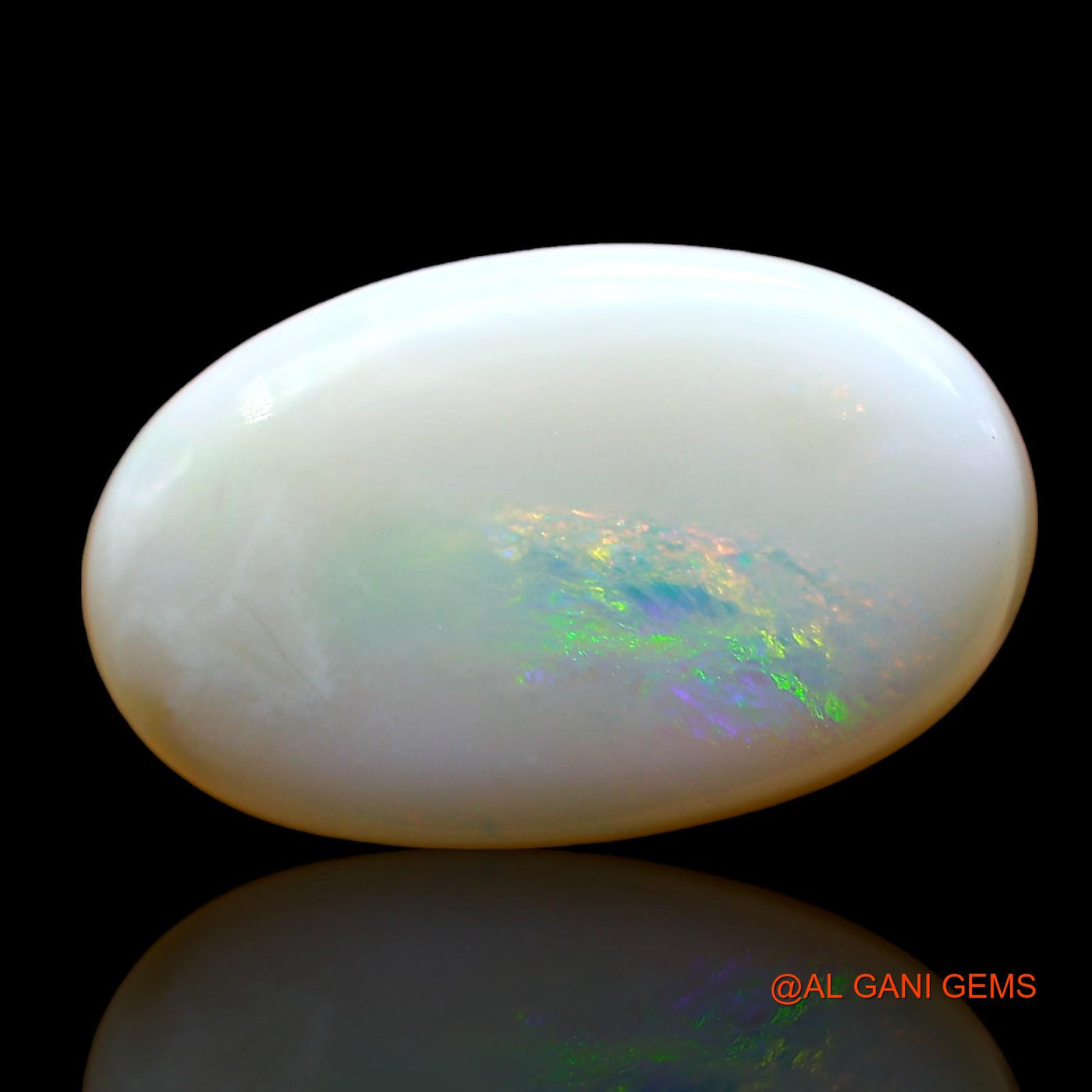 Natural Fire Opal Gemstone 6.00 Cts Loose Oval Cabochon From Australia 19x11x4 mm AD-804