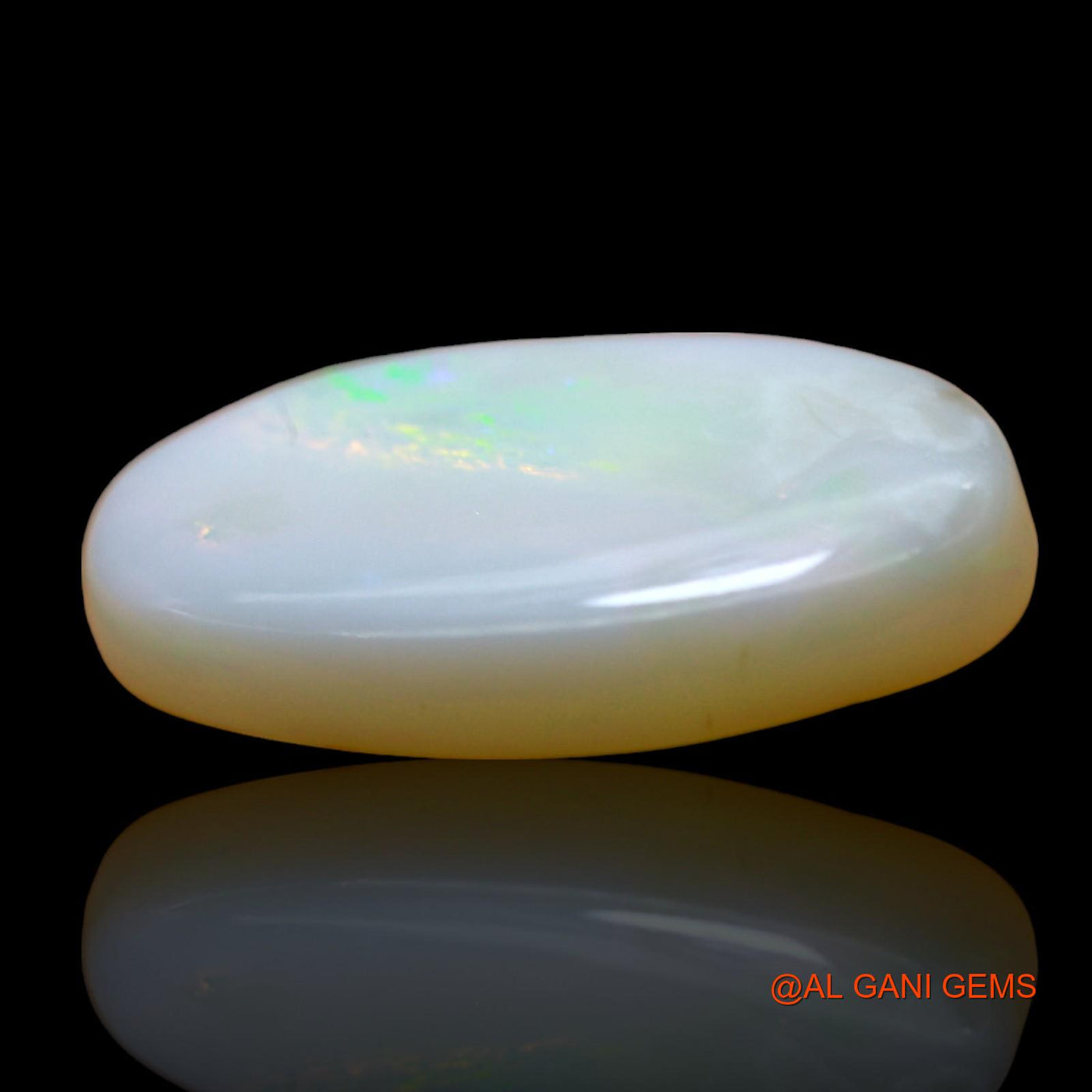 Natural Fire Opal Gemstone 6.00 Cts Loose Oval Cabochon From Australia 19x11x4 mm AD-804