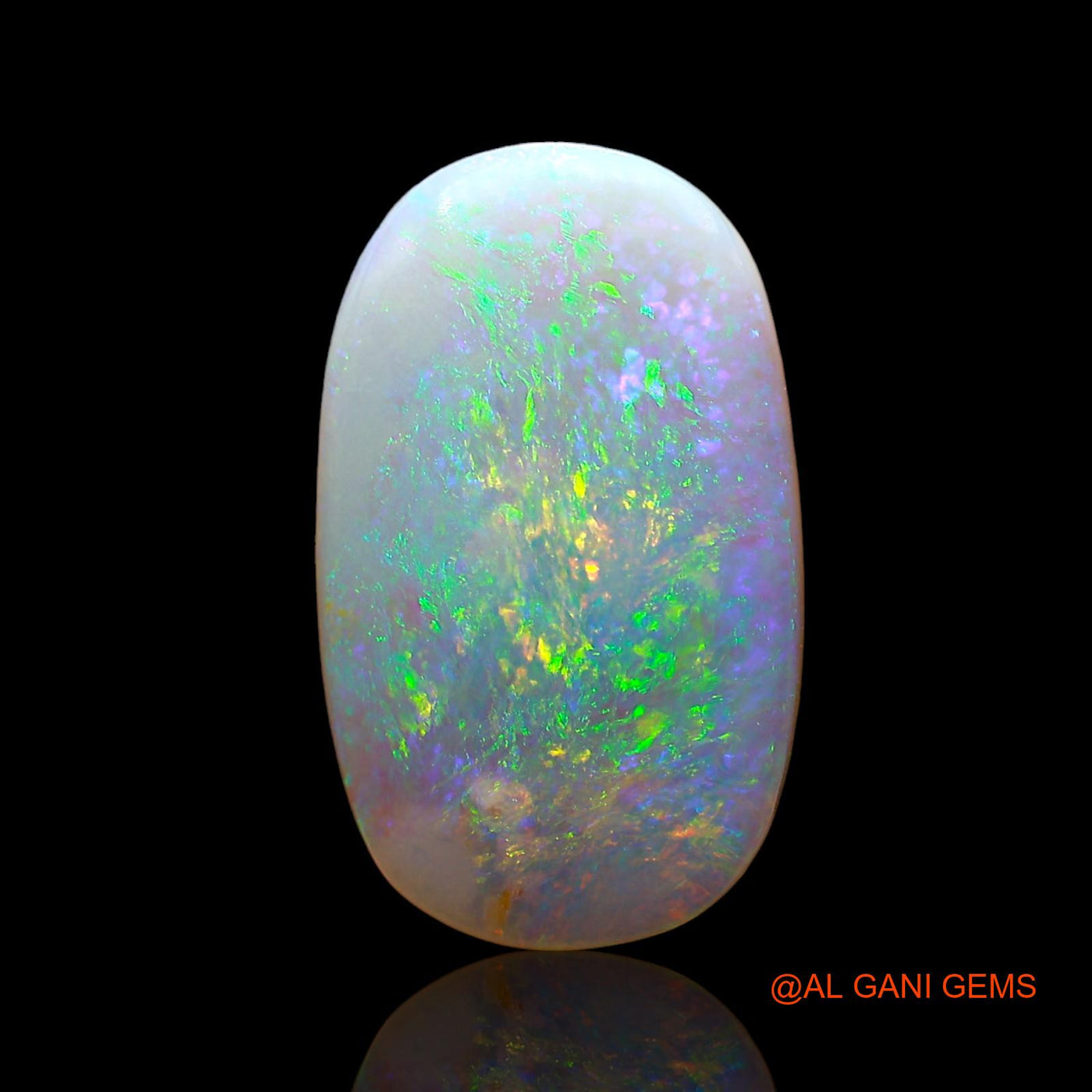 5.00 Cts Natural Australian Fire Opal Loose Gemstone Oval Cabochon 18x11x3 mm AD-805