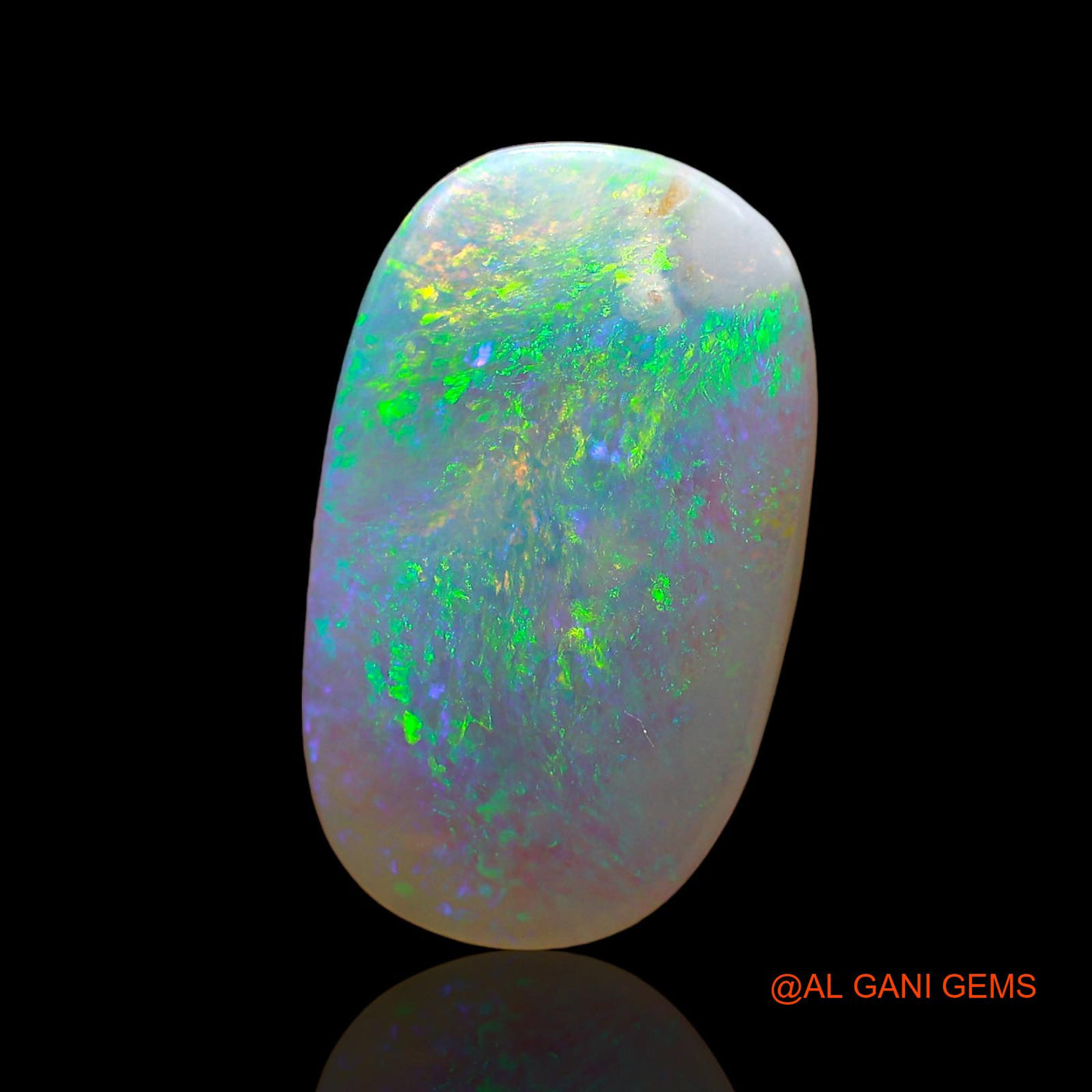 5.00 Cts Natural Australian Fire Opal Loose Gemstone Oval Cabochon 18x11x3 mm AD-805