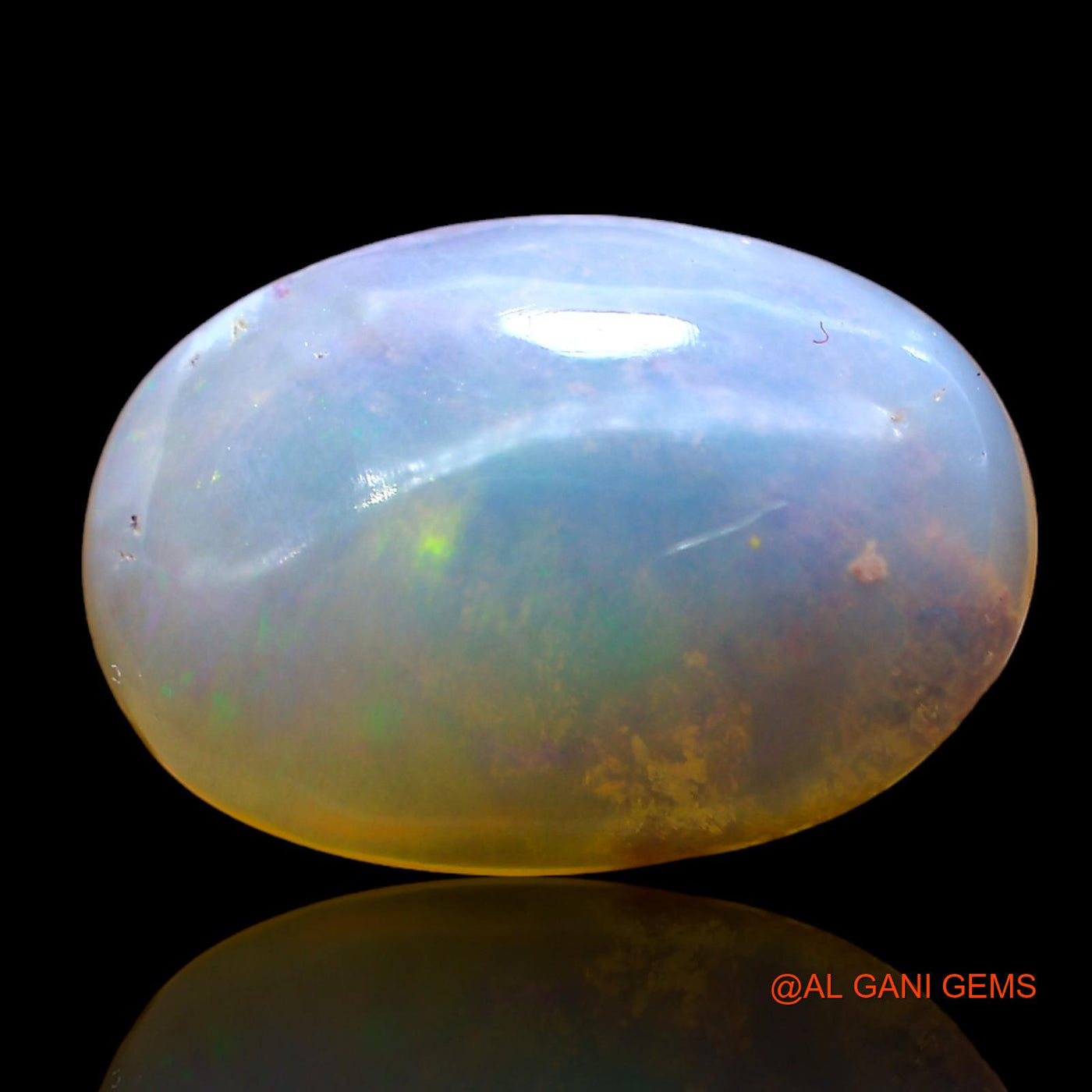 6.00 Cts Natural Australian Fire Opal Loose Gemstone Oval Cabochon 17x12x4 mm AD-806