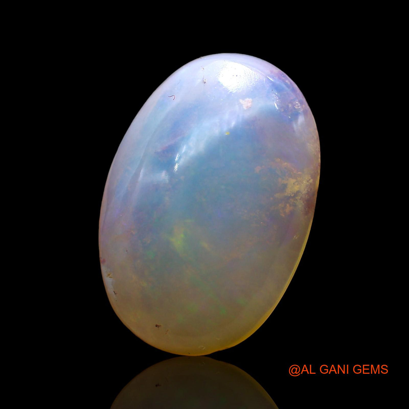6.00 Cts Natural Australian Fire Opal Loose Gemstone Oval Cabochon 17x12x4 mm AD-806