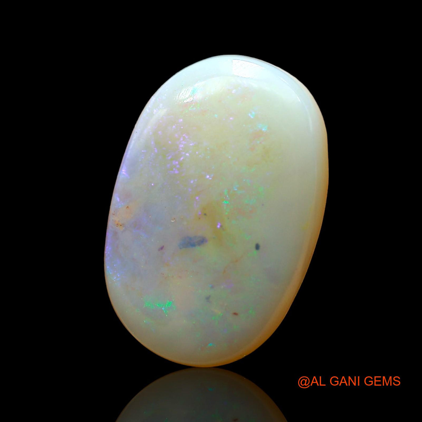 6.00 Cts Natural Australian Fire Opal Loose Gemstone Oval Cabochon 17x11x4 mm AD-807