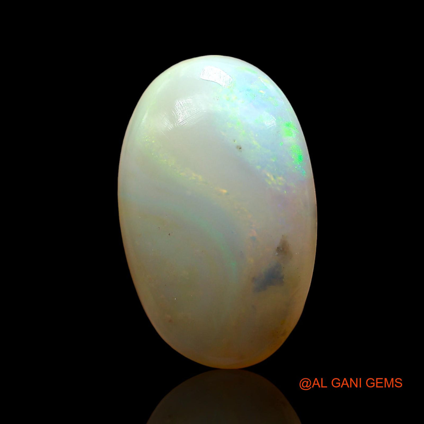 Natural Untreated Fire Opal Loose Gemstone Oval Cabochon From Australia 7.00 Cts 18x11x5 mm AD-808