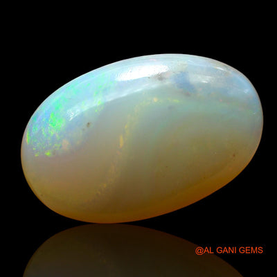 Natural Untreated Fire Opal Loose Gemstone Oval Cabochon From Australia 7.00 Cts 18x11x5 mm AD-808