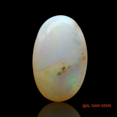 Natural Untreated Fire Opal Loose Gemstone Oval Cabochon From Australia 7.00 Cts 18x11x5 mm AD-808