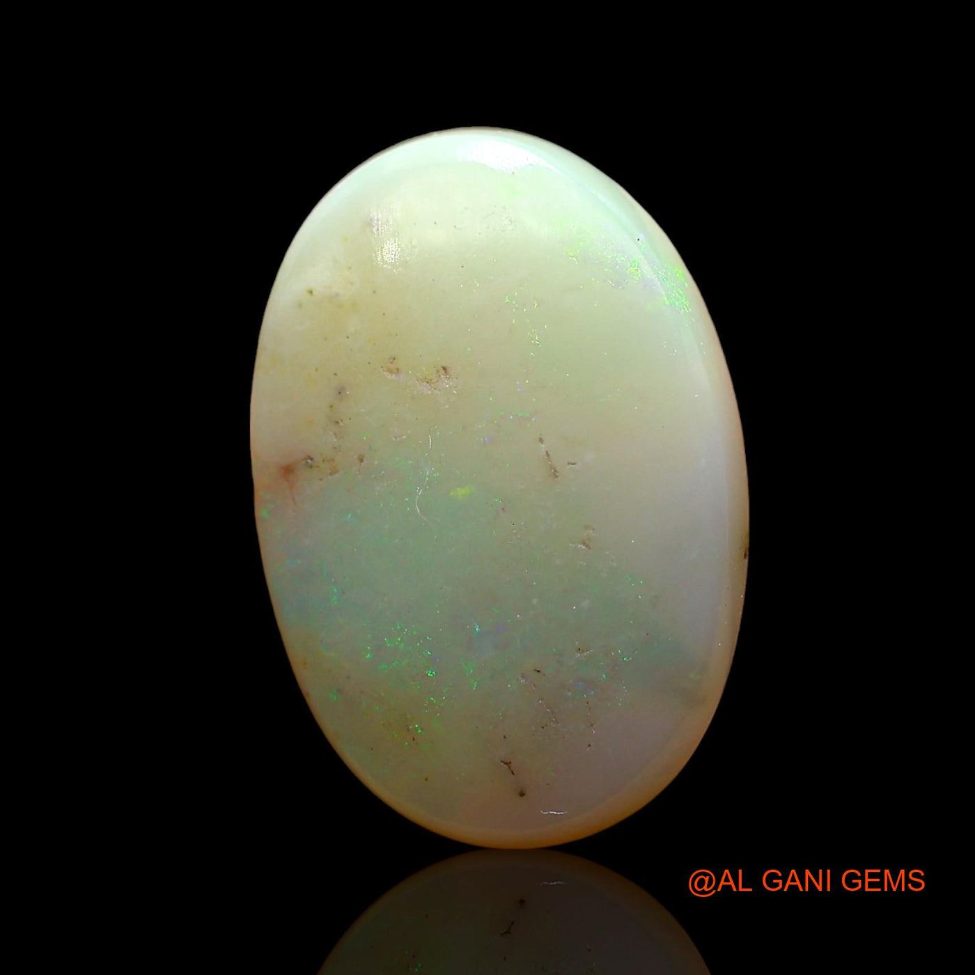 Natural Untreated Fire Opal Loose Gemstone Oval Cabochon From Australia 5.00 Cts 17x12x4 mm AD-809