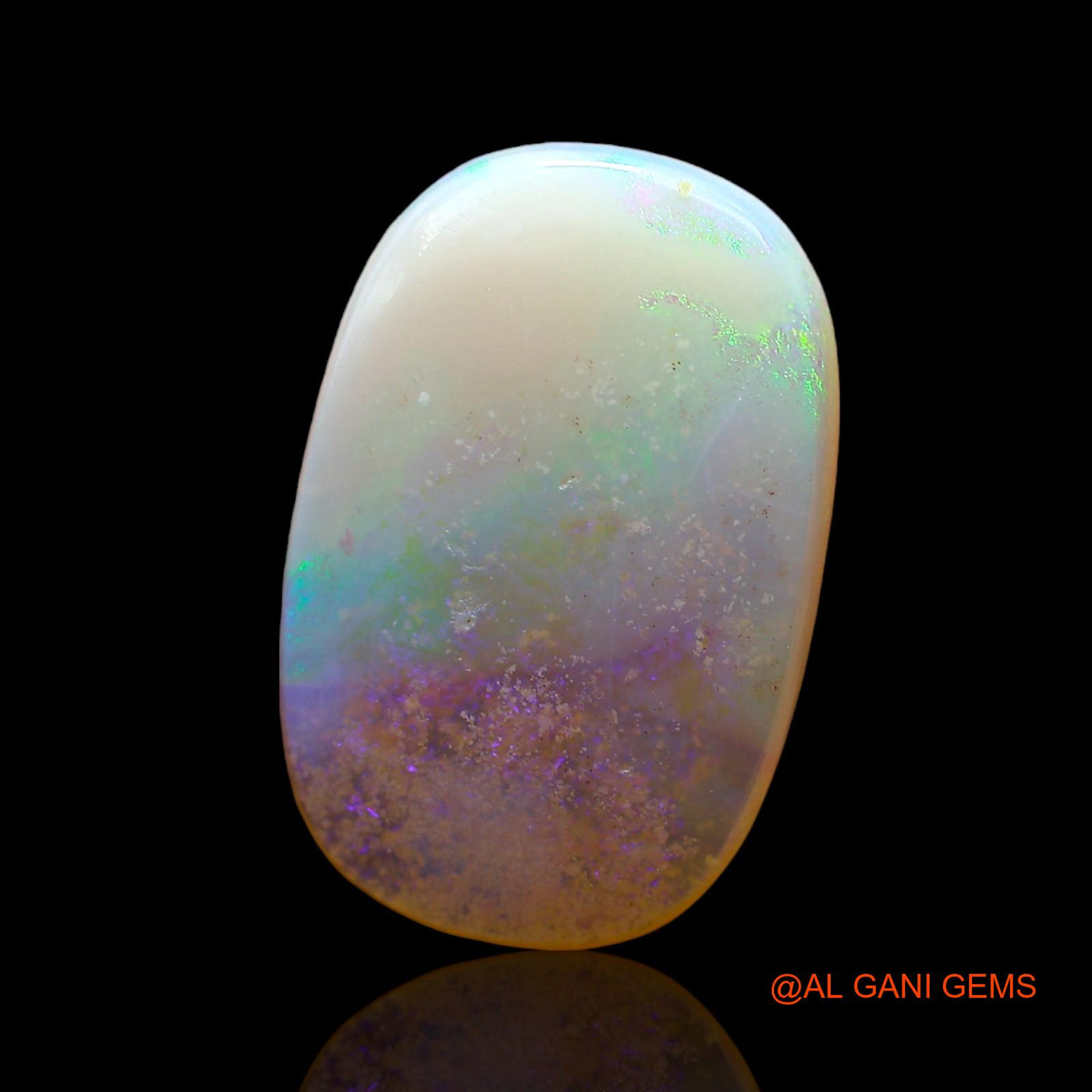 4.00 Cts Natural Australian Fire Opal Oval Cabochon Loose Gemstone For Jewelry 17x11x3 mm AD-810