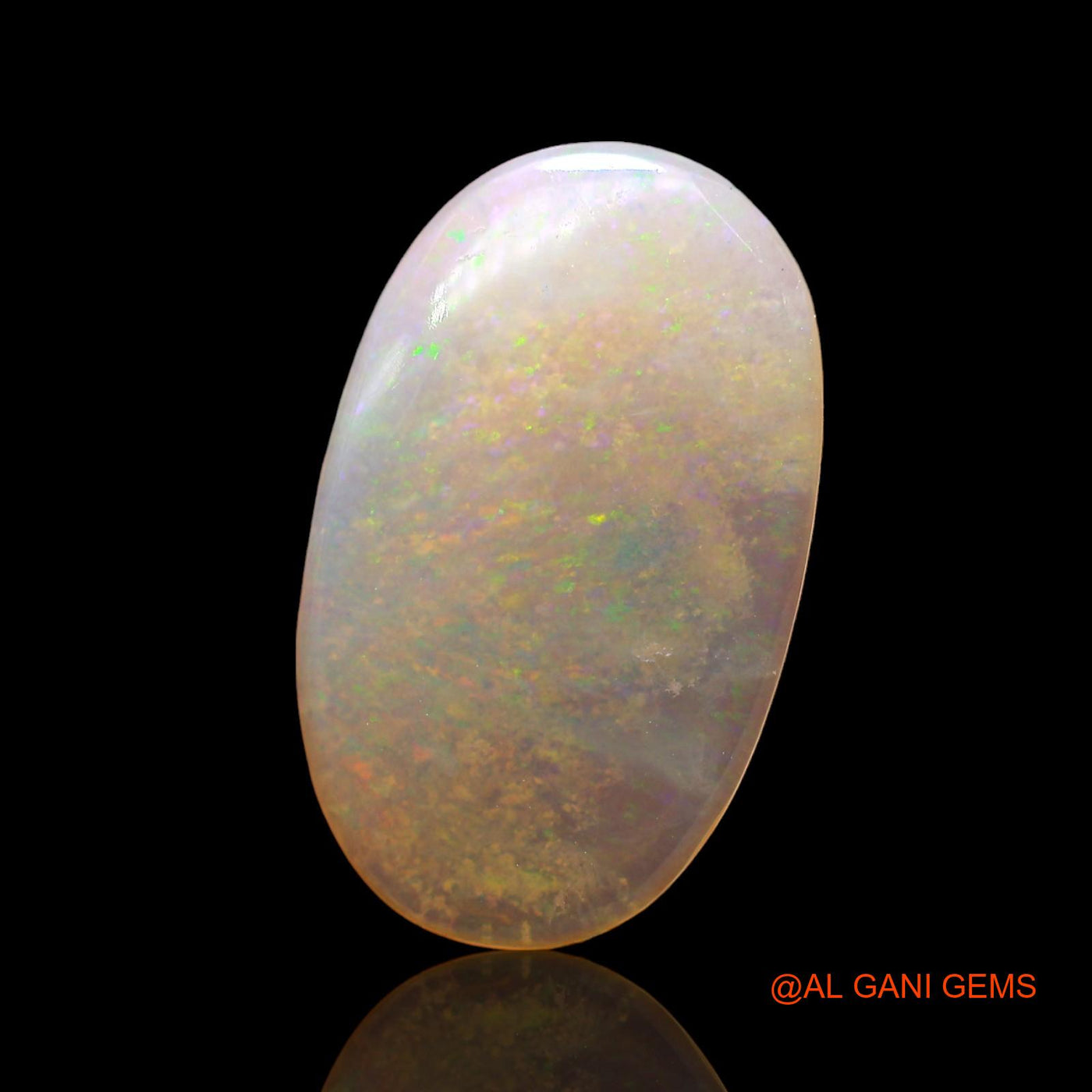 4.00 Cts Natural Australian Fire Opal Oval Cabochon Loose Gemstone For Jewelry 17x10x3 mm AD-813