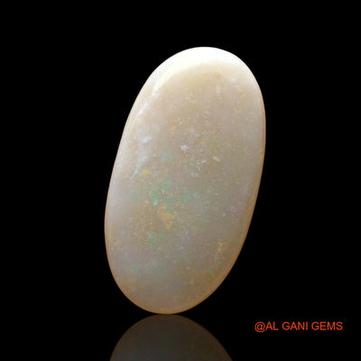 3.00 Cts Unheated Australian Fire Opal Loose Gemstone Oval Cabochon Natural 19x10x2 mm AD-814