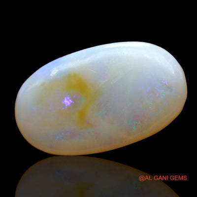 4.00 Cts Unheated Australian Fire Opal Loose Gemstone Oval Cabochon Natural 18x10x3 mm AD-815