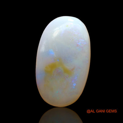 4.00 Cts Unheated Australian Fire Opal Loose Gemstone Oval Cabochon Natural 18x10x3 mm AD-815