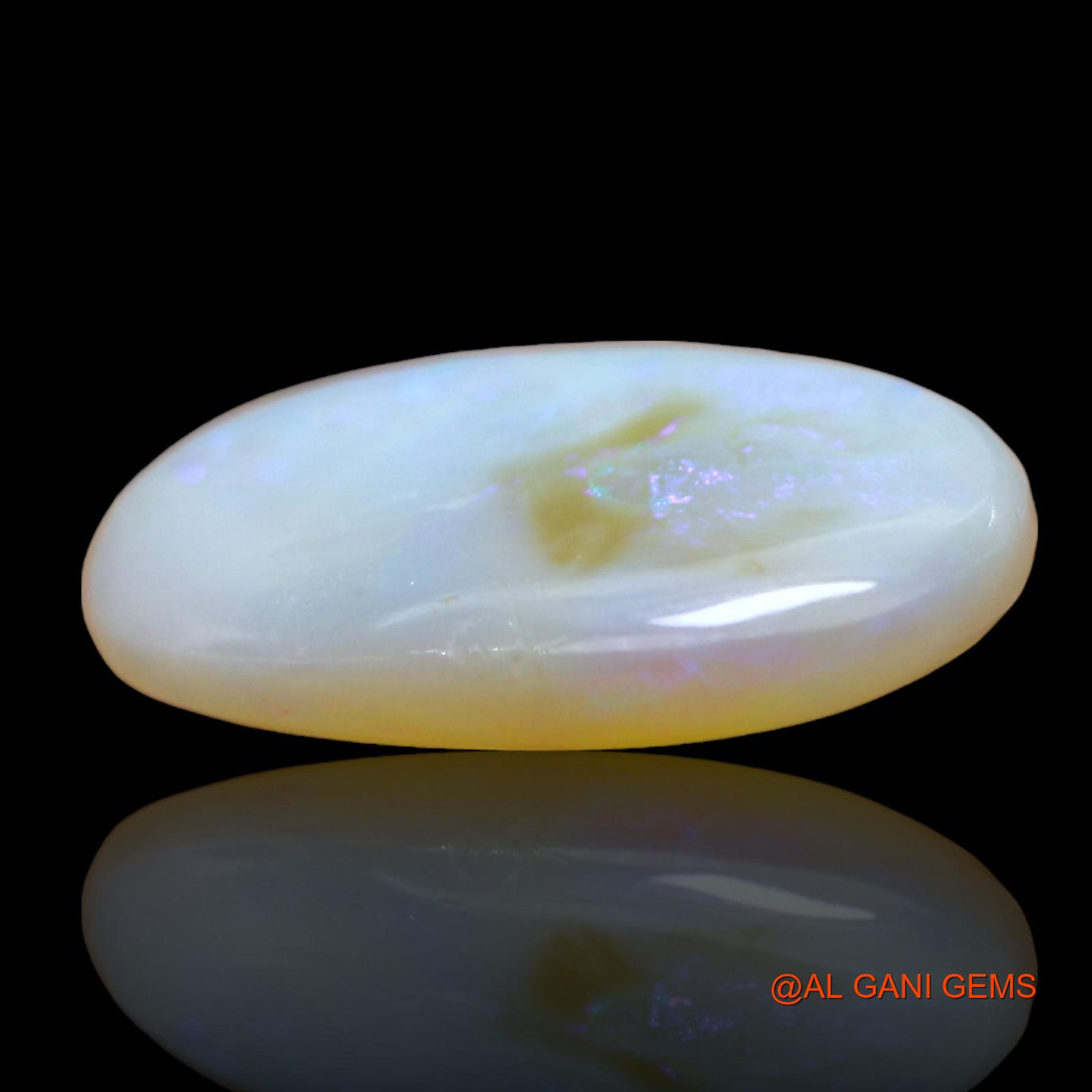 4.00 Cts Unheated Australian Fire Opal Loose Gemstone Oval Cabochon Natural 18x10x3 mm AD-815