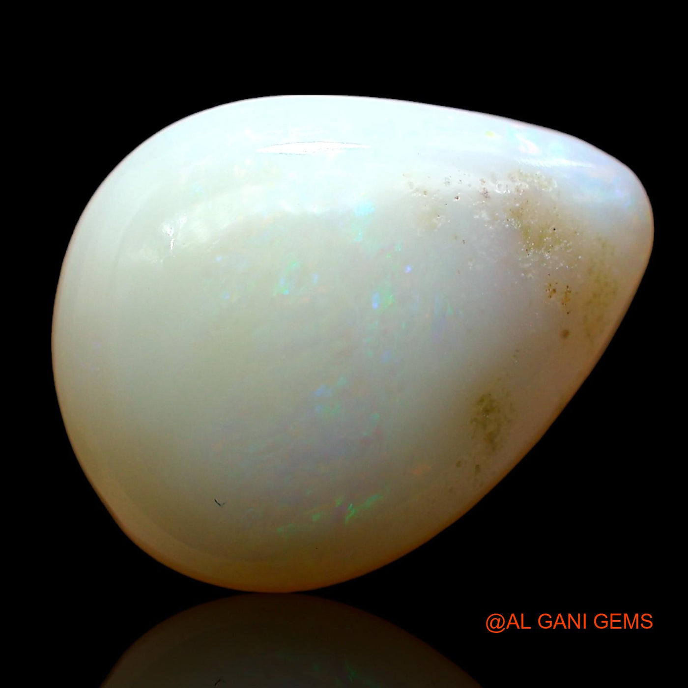 7.00 Cts Natural Australian Fire Opal Pear Cabochon Loose Gemstone For Jewelry 16x12x6 mm AD-816