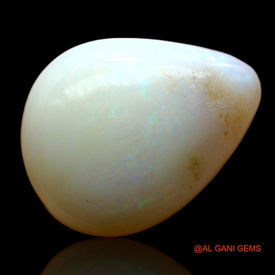 7.00 Cts Natural Australian Fire Opal Pear Cabochon Loose Gemstone For Jewelry 16x12x6 mm AD-816