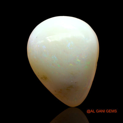7.00 Cts Natural Australian Fire Opal Pear Cabochon Loose Gemstone For Jewelry 16x12x6 mm AD-816