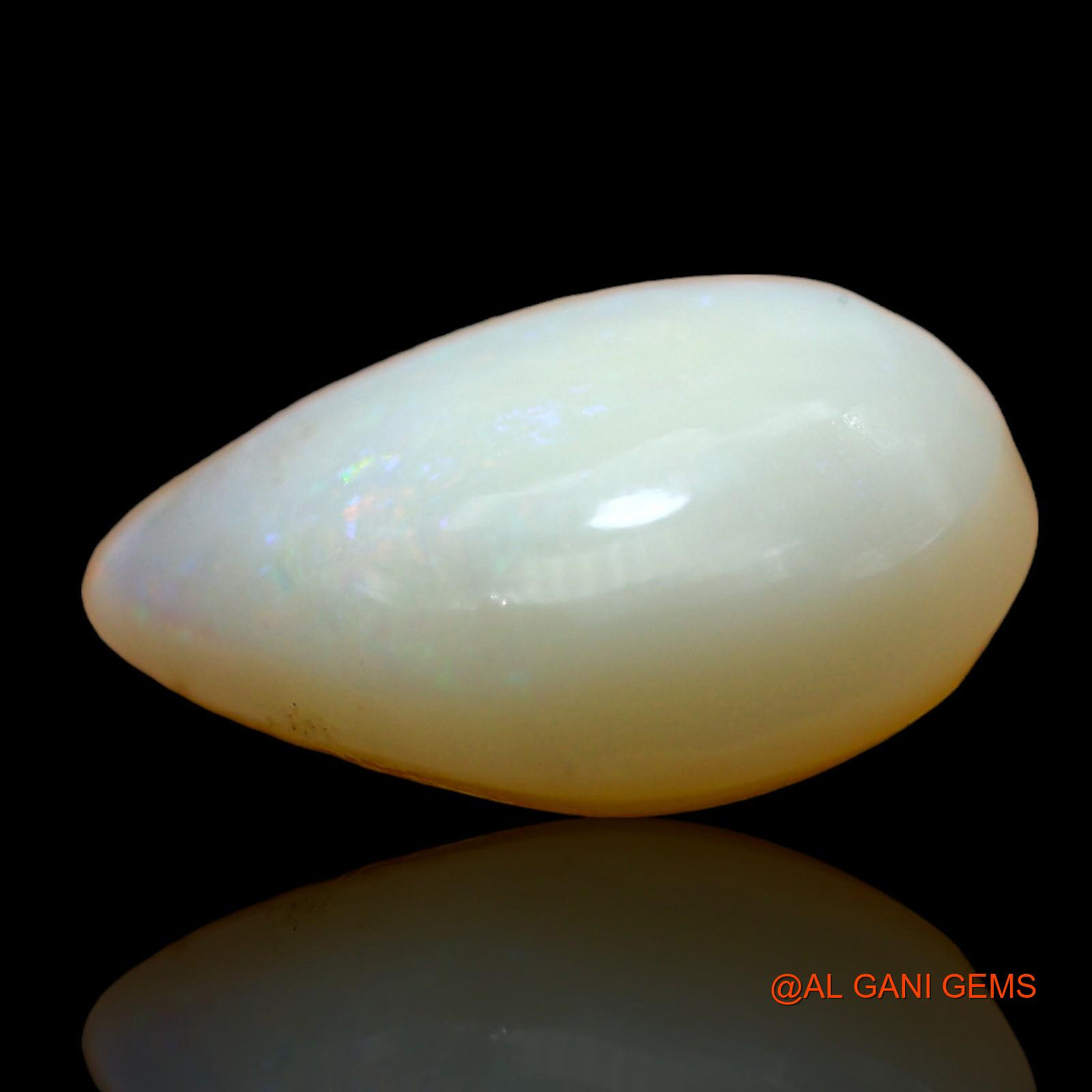 7.00 Cts Natural Australian Fire Opal Pear Cabochon Loose Gemstone For Jewelry 16x12x6 mm AD-816