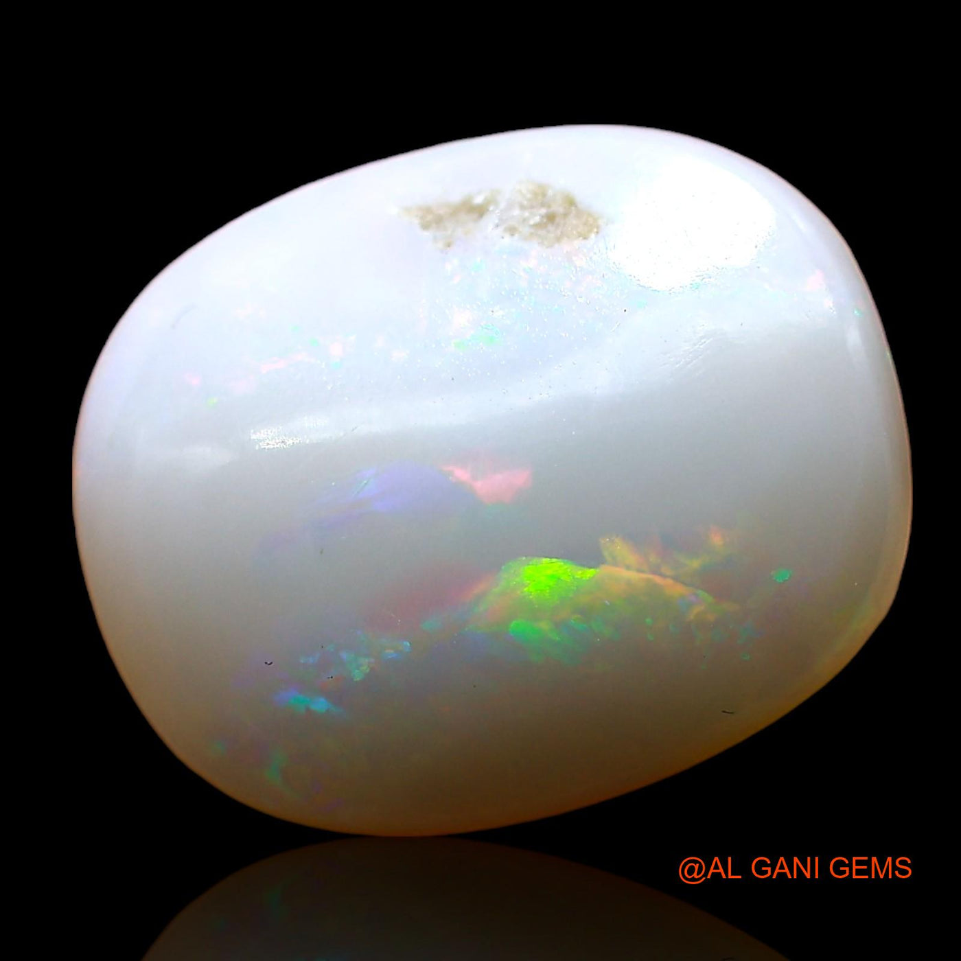 4.00 Cts Natural Australian Fire Opal Loose Gemstone Oval Cabochon 15x12x4 mm AD-817