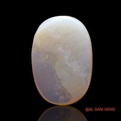 Natural Untreated Fire Opal Loose Gemstone Oval Cabochon From Australia 4.00 Cts 16x11x3 mm AD-818
