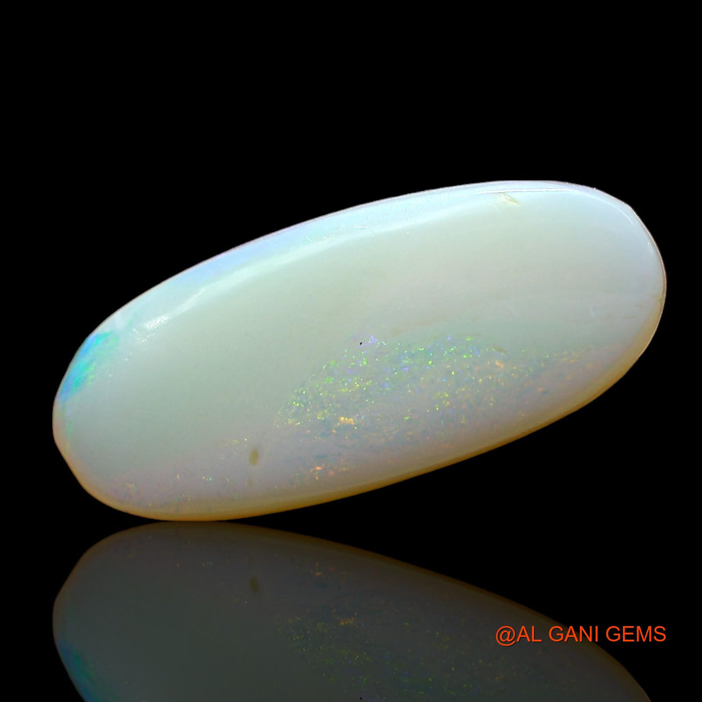 3.00 Cts Natural Australian Fire Opal Loose Gemstone Oval Cabochon 19x8x3 mm AD-820