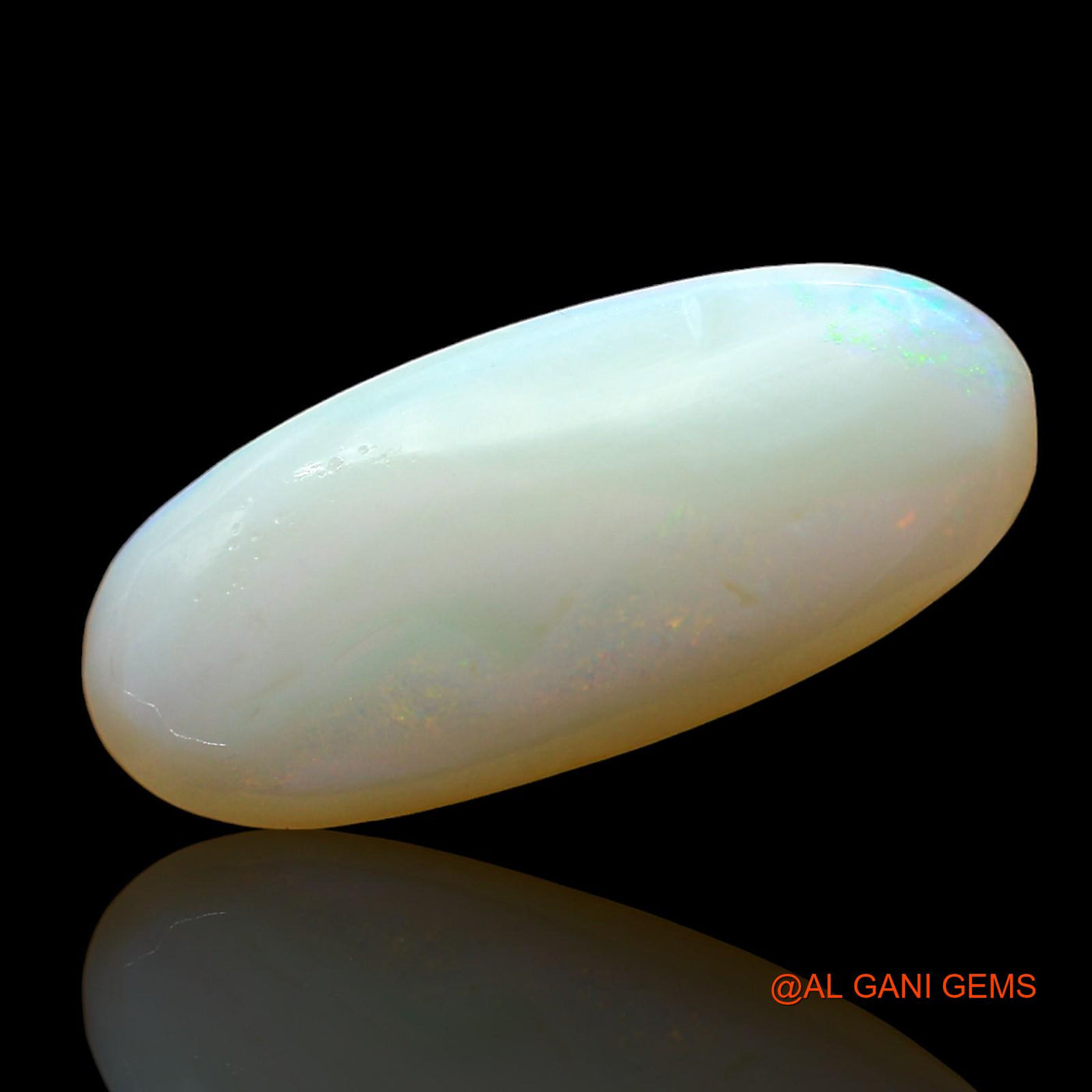 3.00 Cts Natural Australian Fire Opal Loose Gemstone Oval Cabochon 19x8x3 mm AD-820