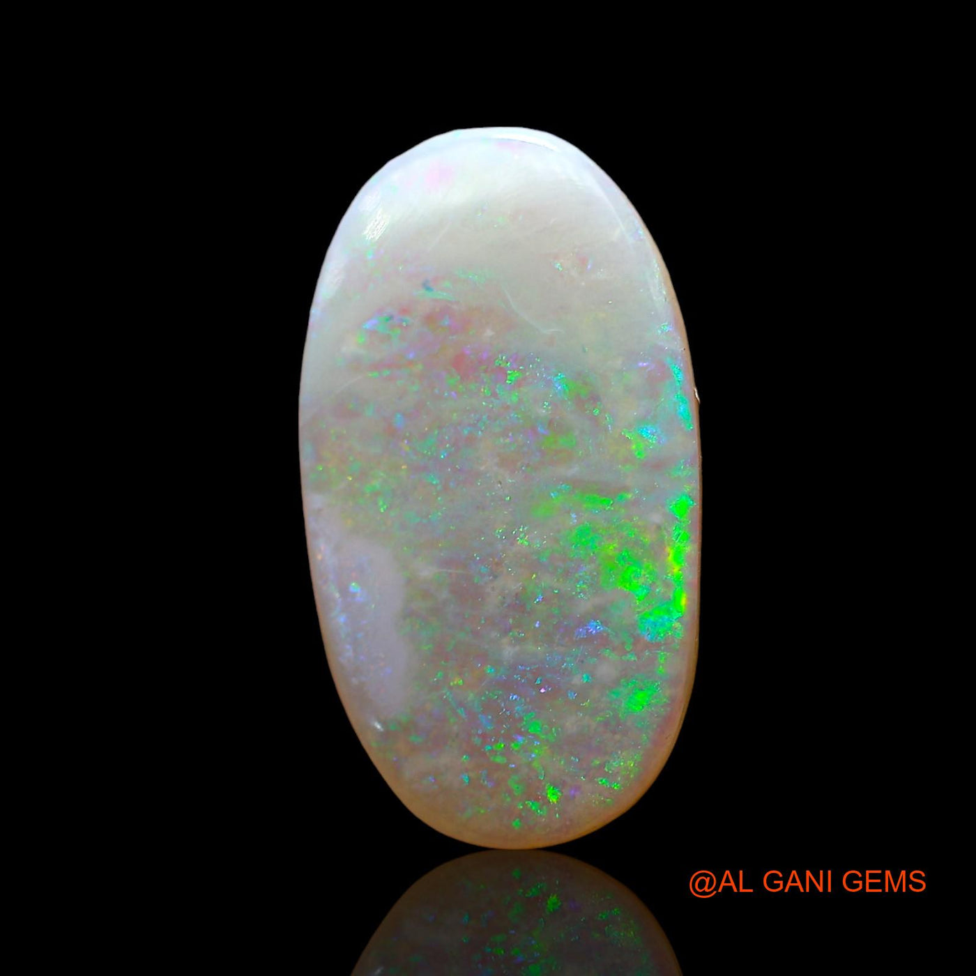 3.00 Cts Natural Australian Fire Opal Loose Gemstone Oval Cabochon 17x10x2 mm AD-821