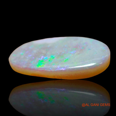 3.00 Cts Natural Australian Fire Opal Loose Gemstone Oval Cabochon 17x10x2 mm AD-821