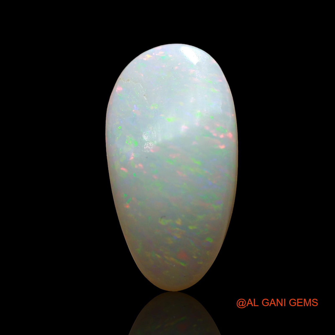 3.00 Cts Natural Australian Fire Opal Loose Gemstone Fancy Cabochon 18x9x4 mm AD-823