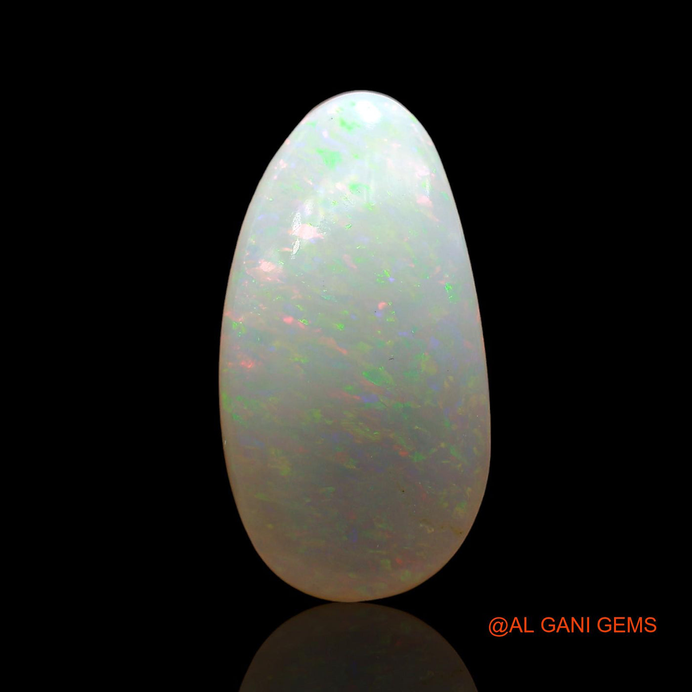 3.00 Cts Natural Australian Fire Opal Loose Gemstone Fancy Cabochon 18x9x4 mm AD-823