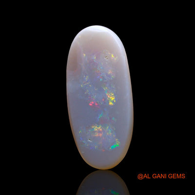 Natural Untreated Fire Opal Loose Gemstone Oval Cabochon From Australia 3.00 Cts 19x9x2 mm AD-824