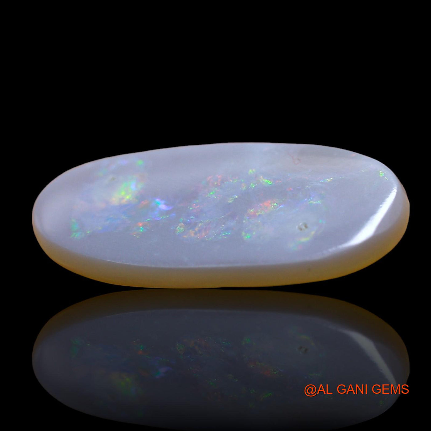 Natural Untreated Fire Opal Loose Gemstone Oval Cabochon From Australia 3.00 Cts 19x9x2 mm AD-824
