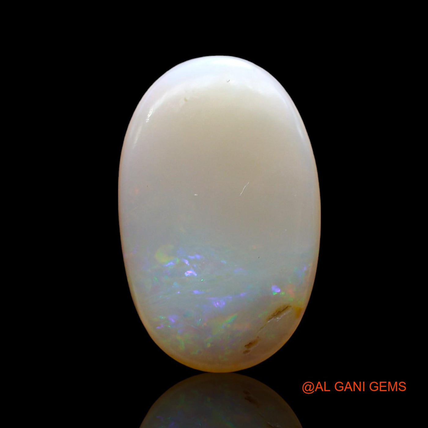 4.00 Cts Natural Australian Fire Opal Loose Gemstone Oval Cabochon 17x11x3 mm AD-826