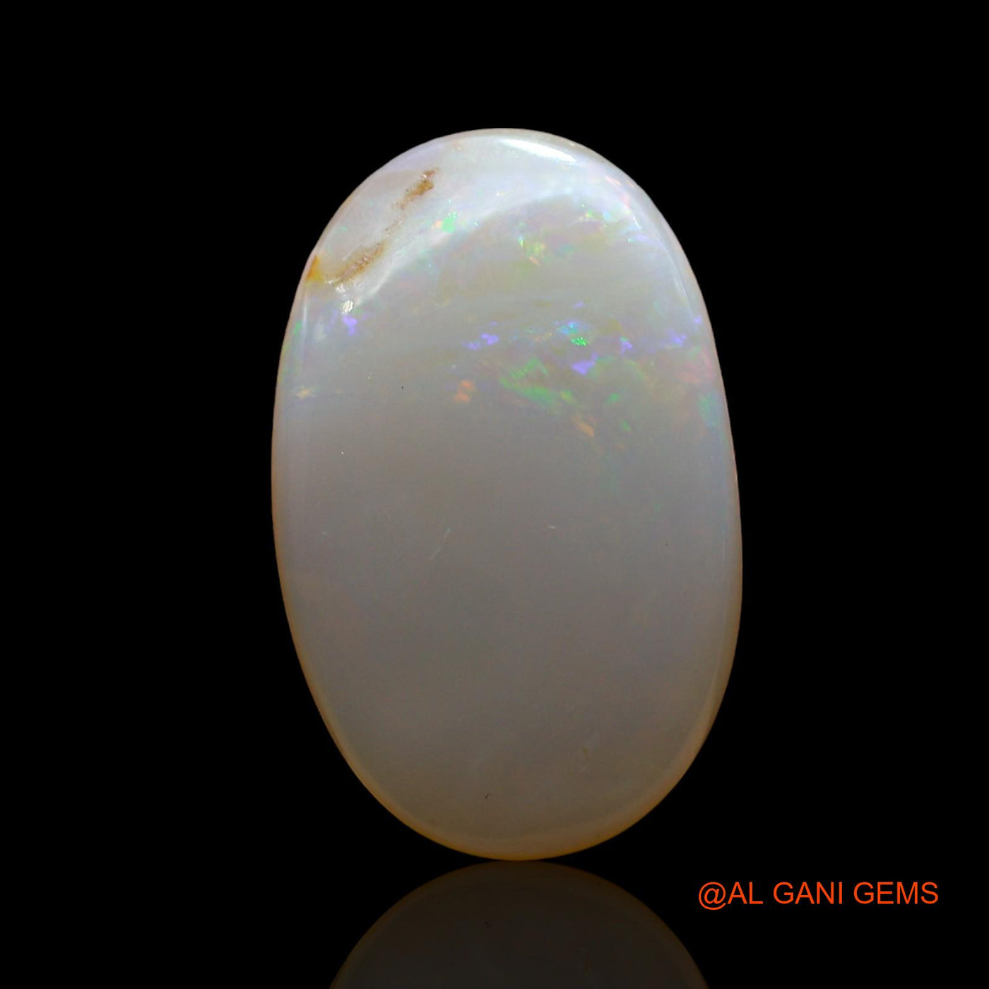 4.00 Cts Natural Australian Fire Opal Loose Gemstone Oval Cabochon 17x11x3 mm AD-826