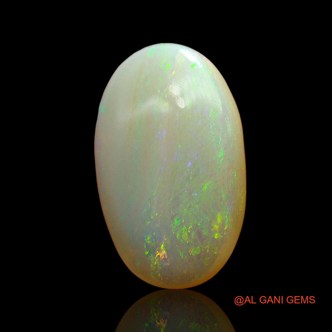 3.00 Cts Natural Australian Fire Opal Loose Gemstone Oval Cabochon 16x10x3 mm AD-828