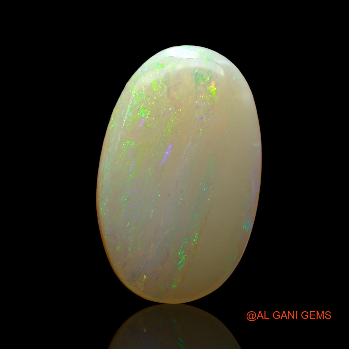3.00 Cts Natural Australian Fire Opal Loose Gemstone Oval Cabochon 16x10x3 mm AD-828