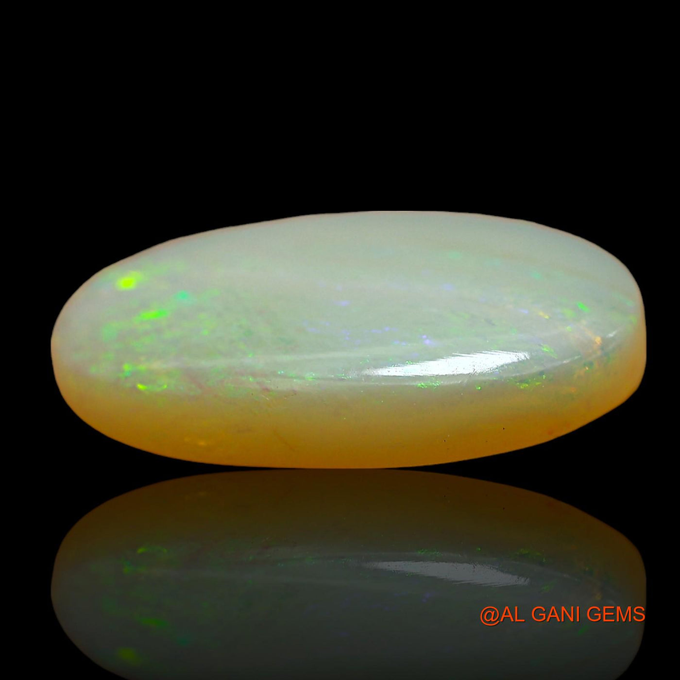 3.00 Cts Natural Australian Fire Opal Loose Gemstone Oval Cabochon 16x10x3 mm AD-828