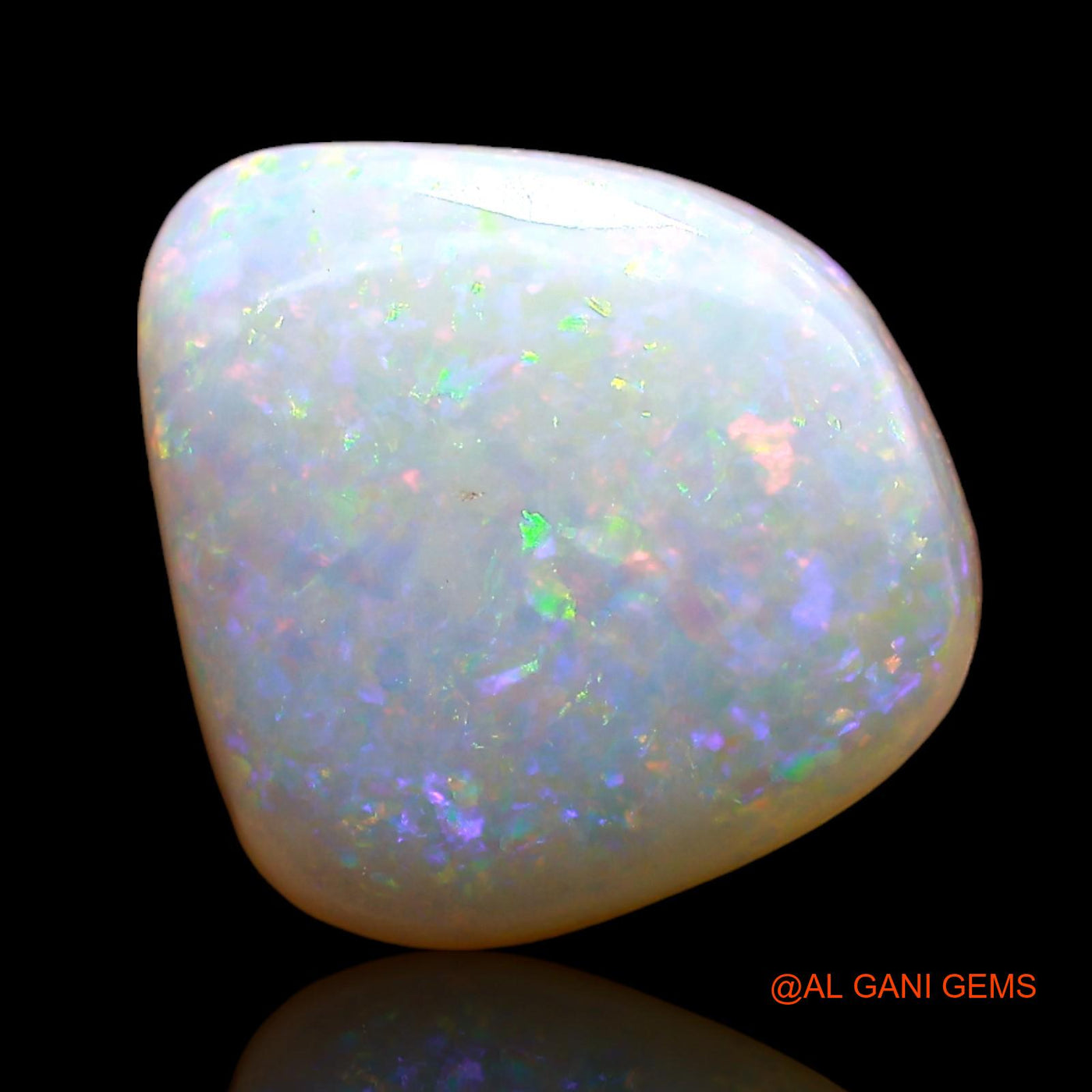 2.00 Cts Natural Australian Fire Opal Loose Gemstone Oval Cabochon 15x9x2 mm AD-829
