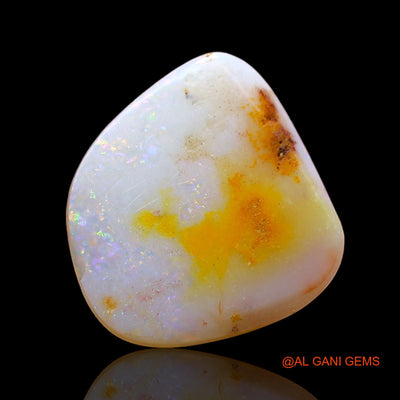 2.00 Cts Natural Australian Fire Opal Loose Gemstone Oval Cabochon 15x9x2 mm AD-829