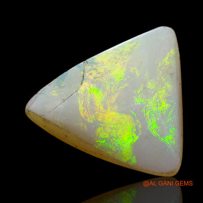 2.00 Cts Natural Australian Fire Opal Loose Gemstone Trillion Cabochon 12x12x3 mm AD-82