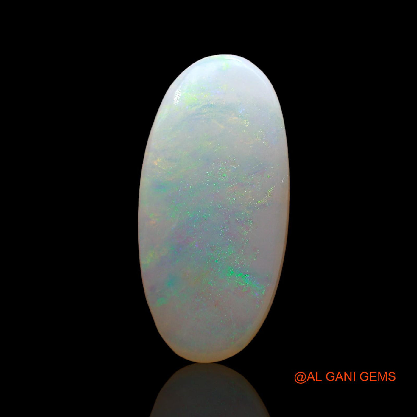 2.00 Cts Natural Australian Fire Opal Loose Gemstone Oval Cabochon 17x8x2 mm AD-830